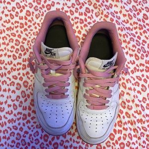 bubblegum pink nike af1 customs